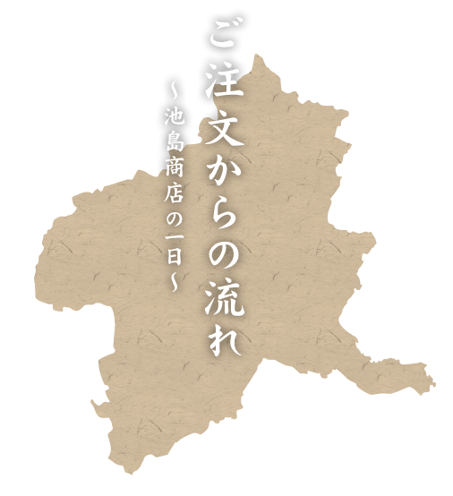 ご注文からの流れ